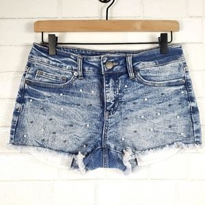 3/$25 No Boundaries beaded fringe shorts | Size 11